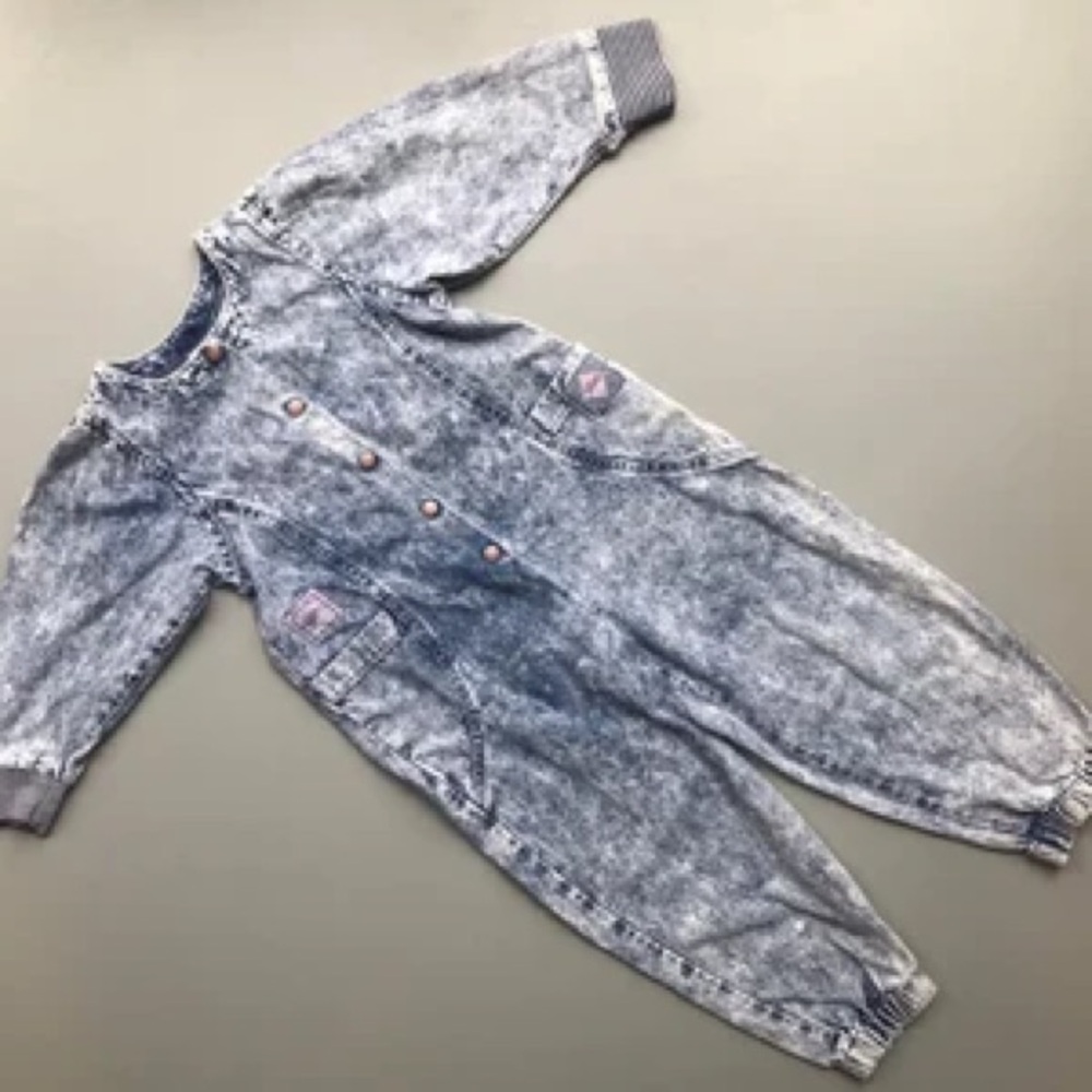 Levi's Blue Denim Kids Bodysuit